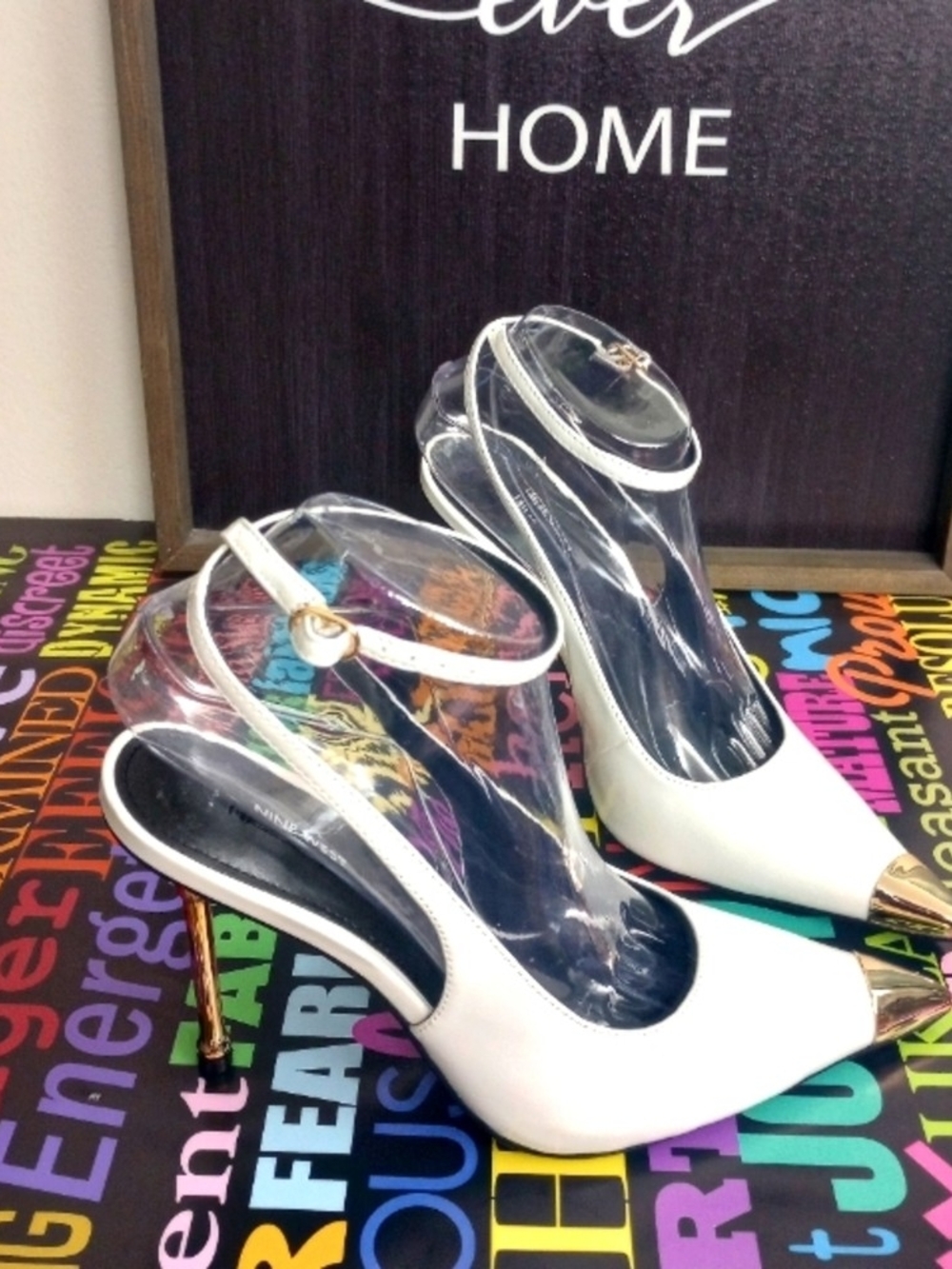 Distinguished Nine West Stiletto Ankle Strap Pumps!.